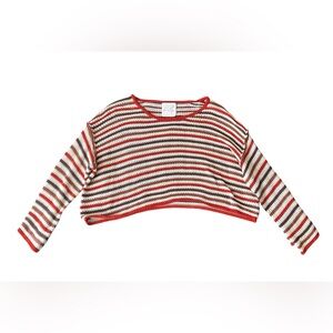 POL Fall core Cozy Boho Hippie Indie knit Over sized Hygge Size L Sweater NWT